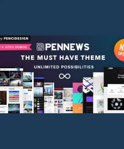 PenNews – News/ Magazine/ Business/ Portfolio/Reviews Landing AMP WordPress Theme