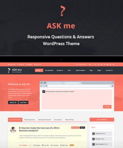 Ask Me – Responsive Questions & Answers WordPress