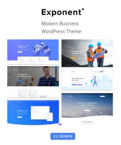 Exponent – Modern Multi-Purpose Business WordPress theme