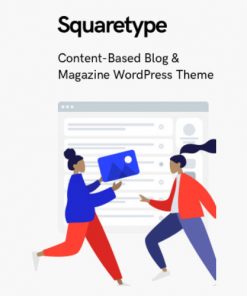 Squaretype – Modern Blog WordPress Theme