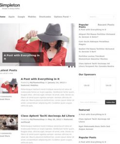 MyThemeShop Simpleton WordPress Theme