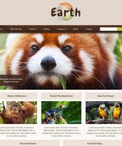 Earth – Eco/Environmental NonProfit WordPress Theme