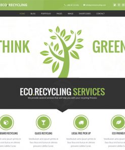 Eco Recycling – Ecology & Nature WordPress Theme