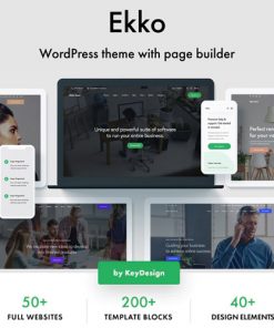 Ekko – Multi-Purpose WordPress Theme with Page Builder