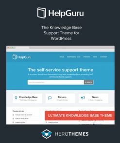 HelpGuru – A Self-Service Knowledge Base WordPress Theme