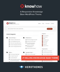 KnowHow – A Knowledge Base WordPress Theme