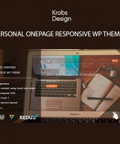 Krobs – Personal Onepage Responsive WP Theme