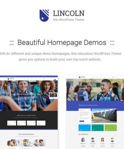 Lincoln – Education Material Design WordPress Theme