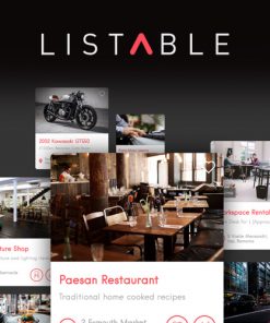 Listable – A Friendly Directory WordPress Theme