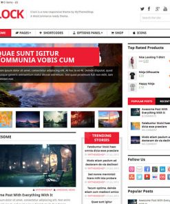 MyThemeShop Clock WordPress Theme