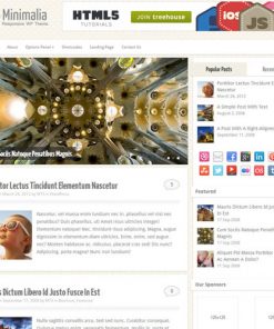 MyThemeShop Minimalia WordPress Theme