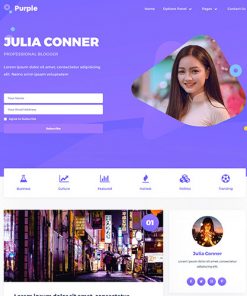 MyThemeShop Purple WordPress Theme