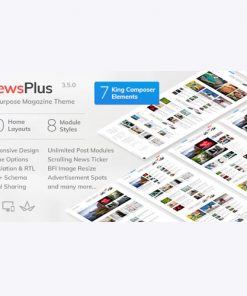 NewsPlus – News and Magazine WordPress theme