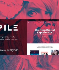 PILE – An Uncoventional WordPress Portfolio Theme