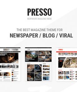 PRESSO – Modern Magazine / Newspaper / Viral Theme
