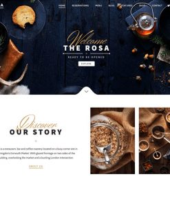 ROSA – An Exquisite Restaurant WordPress Theme