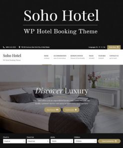 Soho Hotel Booking – Hotel WordPress Theme