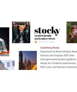 Stocky – A Stock Photography Marketplace Theme
