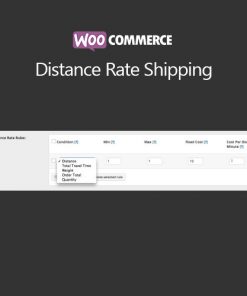 WooCommerce Distance Rate Shipping