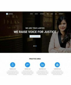 Lawyer – HTML Template
