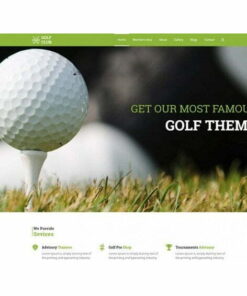 Golf Club – HTML Template