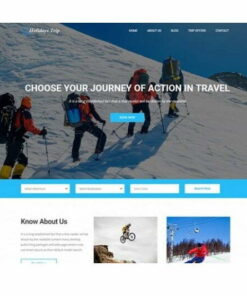 Adventures Trip – HTML Template