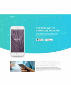 App Landing Page – HTML Template