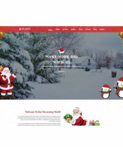 Christmas Decoration – HTML Template