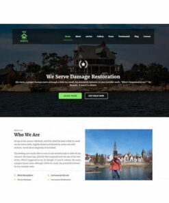 Damage Restoration – HTML Template