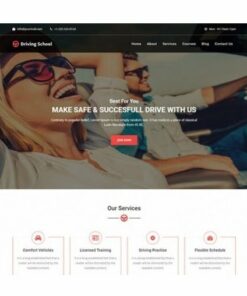 Driving School – HTML Template