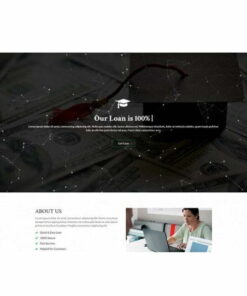 Educational Loan – HTML Template
