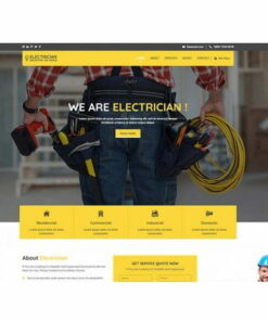 Electrician – HTML Template