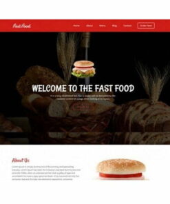 Fast Food – HTML Template