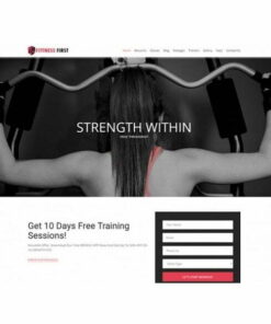 Fitness First – HTML Template