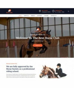 Horse Club – HTML Template