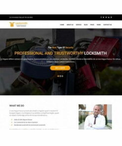 Locksmith Website – HTML Template