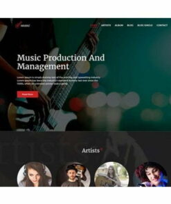 Music Agency – HTML Template
