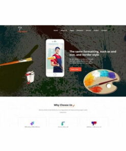 Painter Website – HTML Template