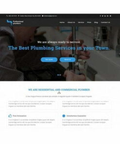 Plumber – HTML Template