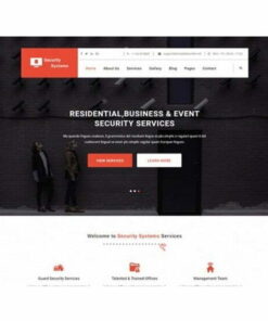 Security Services – HTML Template