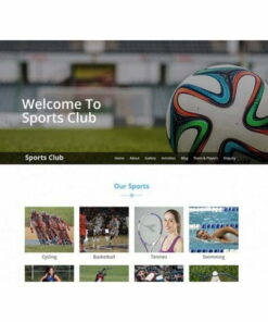 Sports Club – HTML Template