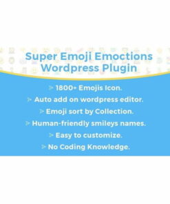 Super Emoji Emoticons – WordPress Plugin