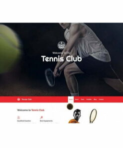 Tennis Club – HTML Template