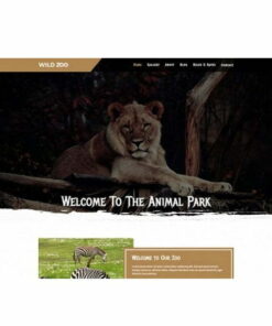 Wild Zoo Multipage – HTML Template