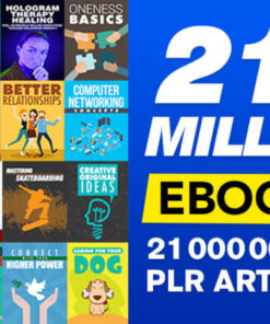 21 million ebooks plr articles and virtual merchandise